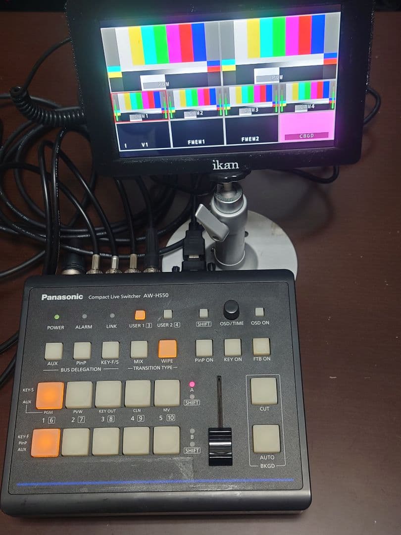 【動作良好】Panasonic AW-HS50 ライブスイッチャー