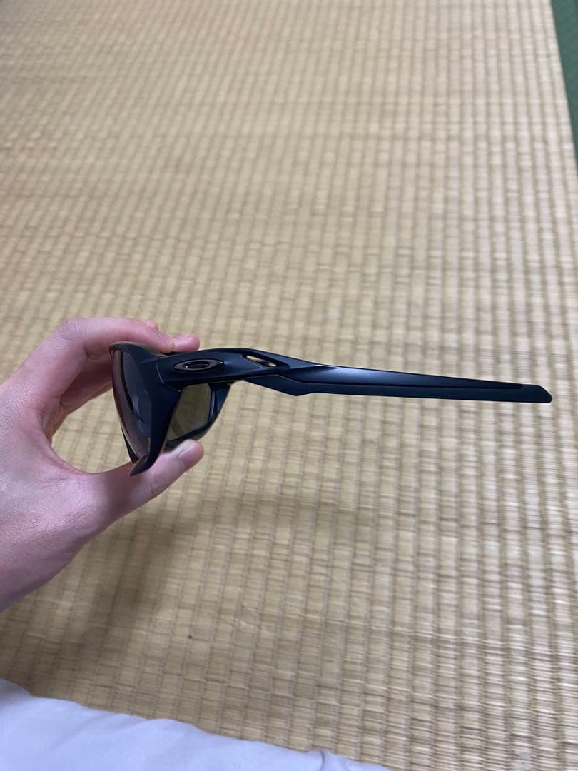 Oakley スポーツサングラス ブラック 偏光レンズ