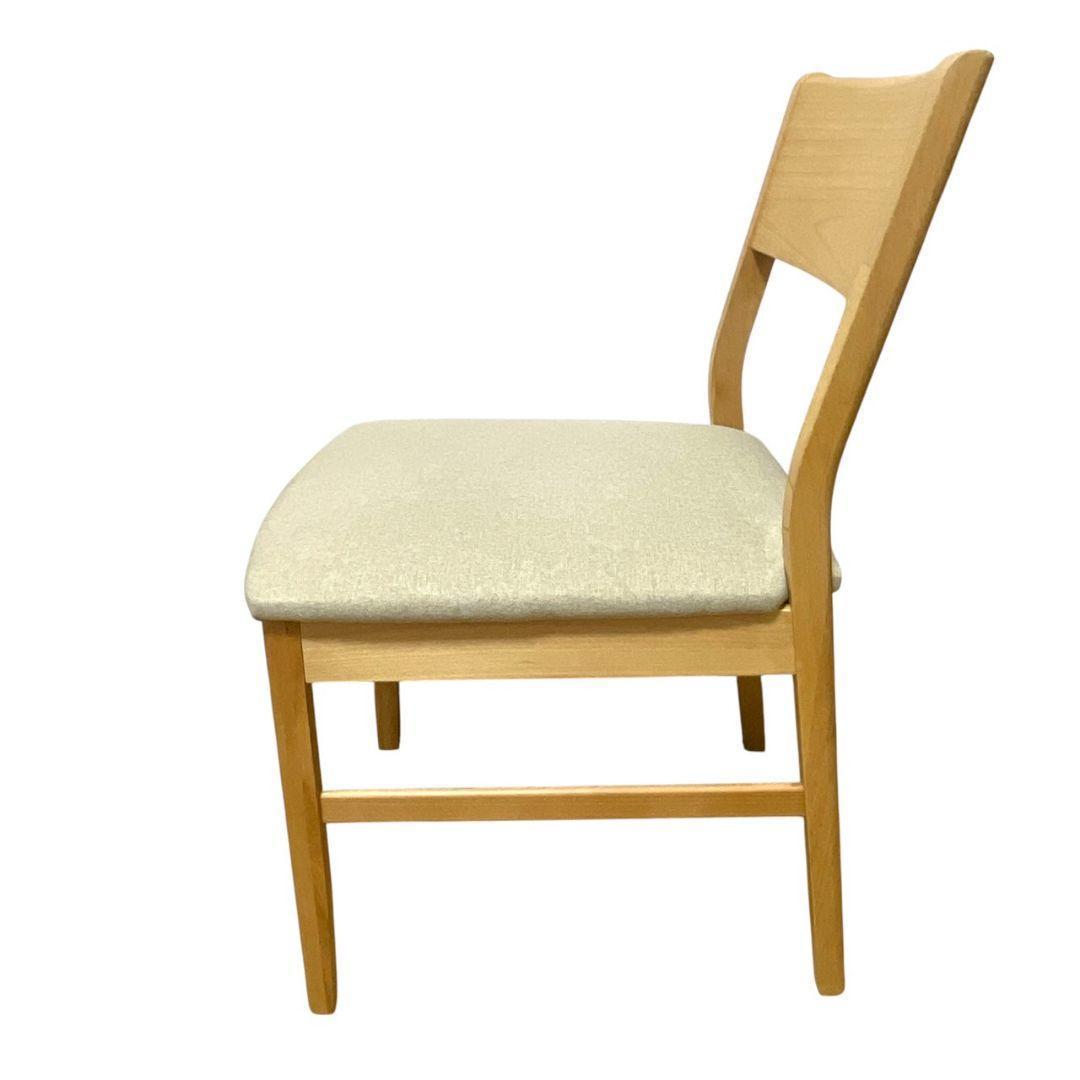 【美品】一生紀 リビングチェア B 木製 ナチュラル