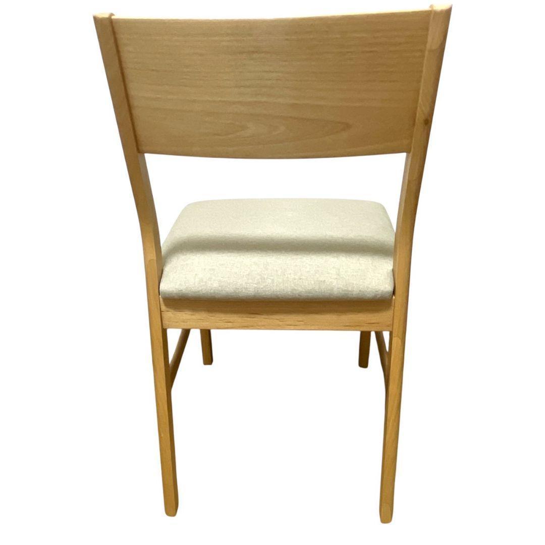 【美品】一生紀 リビングチェア B 木製 ナチュラル