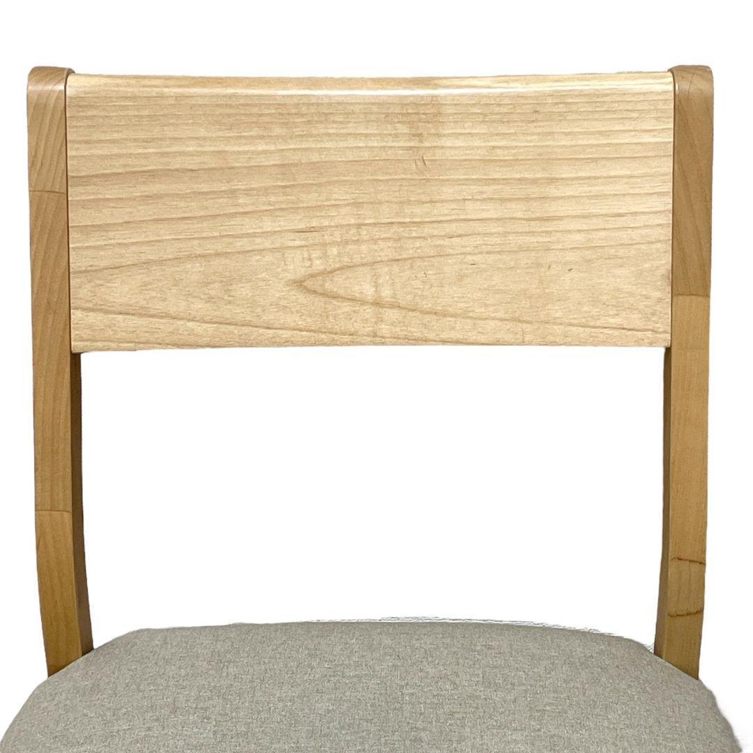 【美品】一生紀 リビングチェア B 木製 ナチュラル