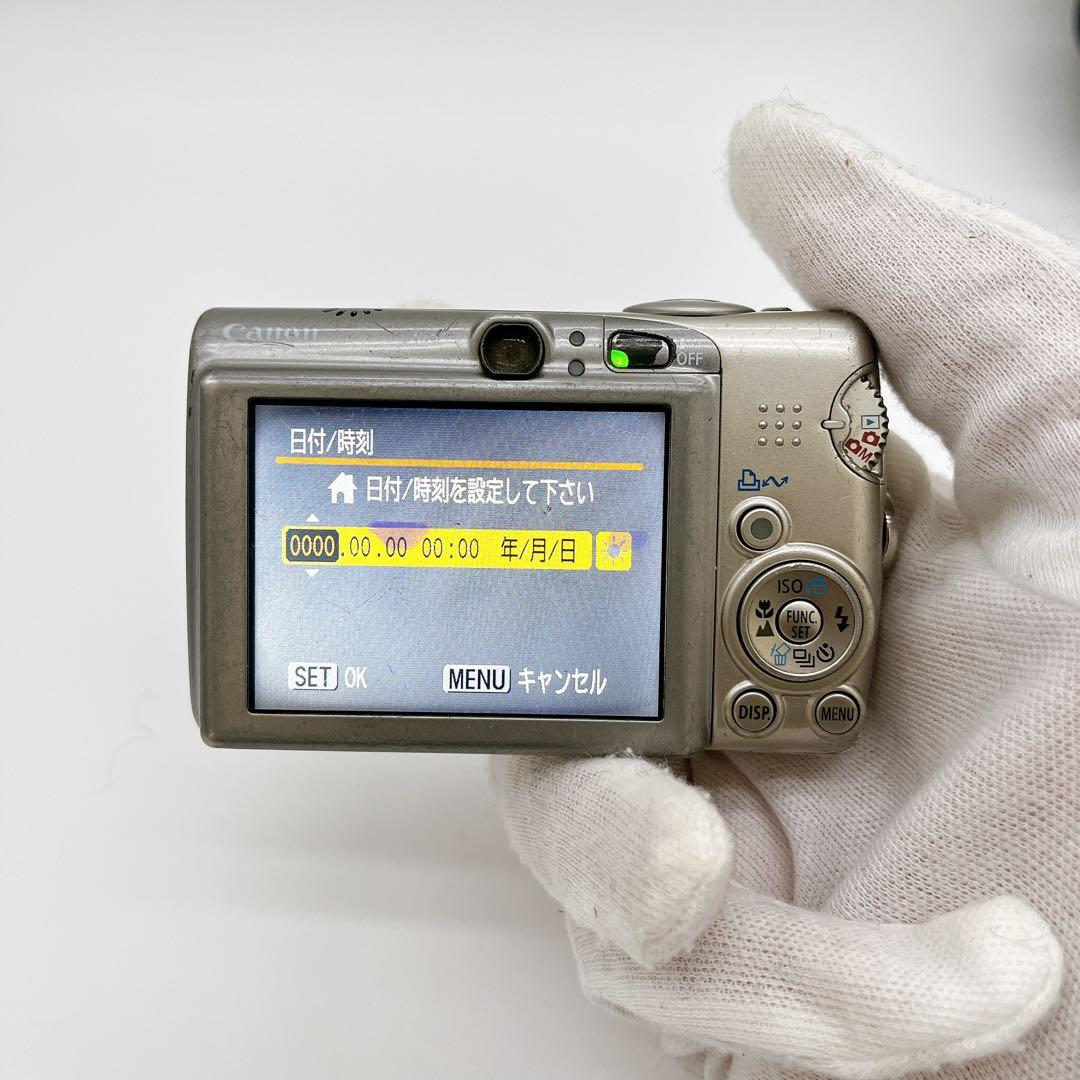 Canon IXY 810ISオールド コンデジ シルバー 充電器付き