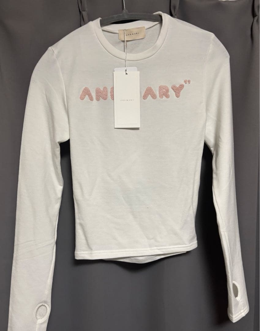 トップス andmary \"mary logo tops\" (pink)