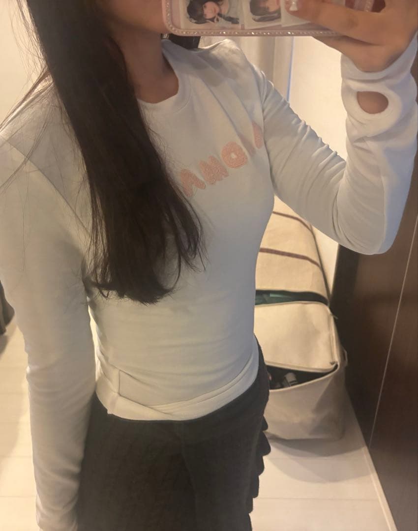 トップス andmary \"mary logo tops\" (pink)