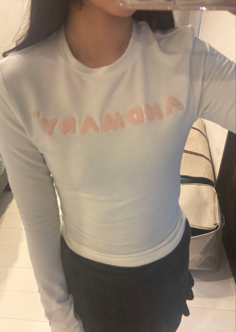 トップス andmary \"mary logo tops\" (pink)