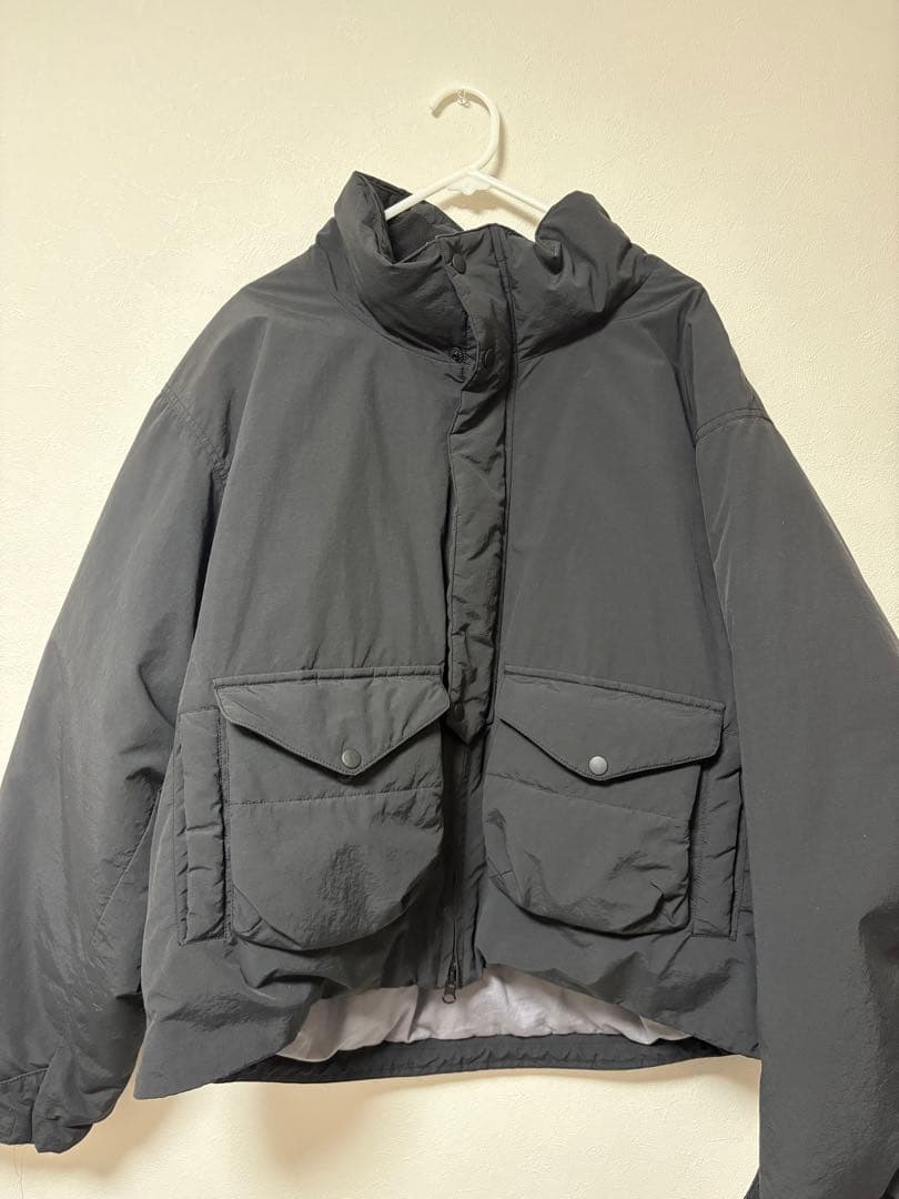 イ*ー様 NANGA ナンガ シーサイド ジャケット ブラック ダック ダウン