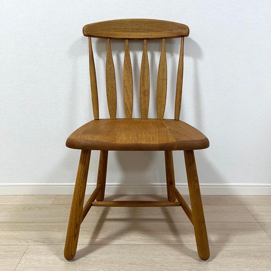 す21【美品】北欧 ナチュラルインテリア ウィンザーチェア ダイニングチェア