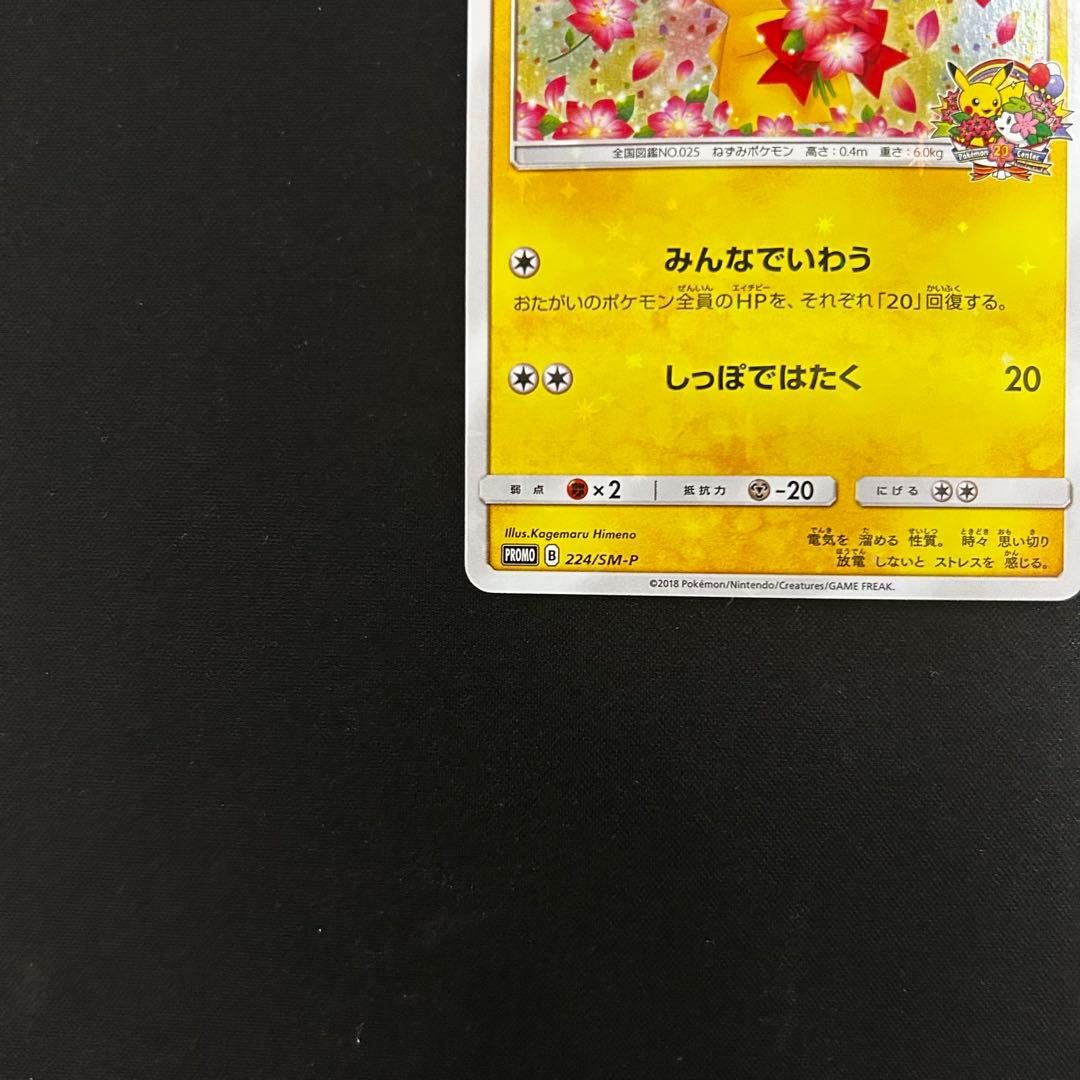 【美品】ピカチュウ 224/SM-P PROMO
