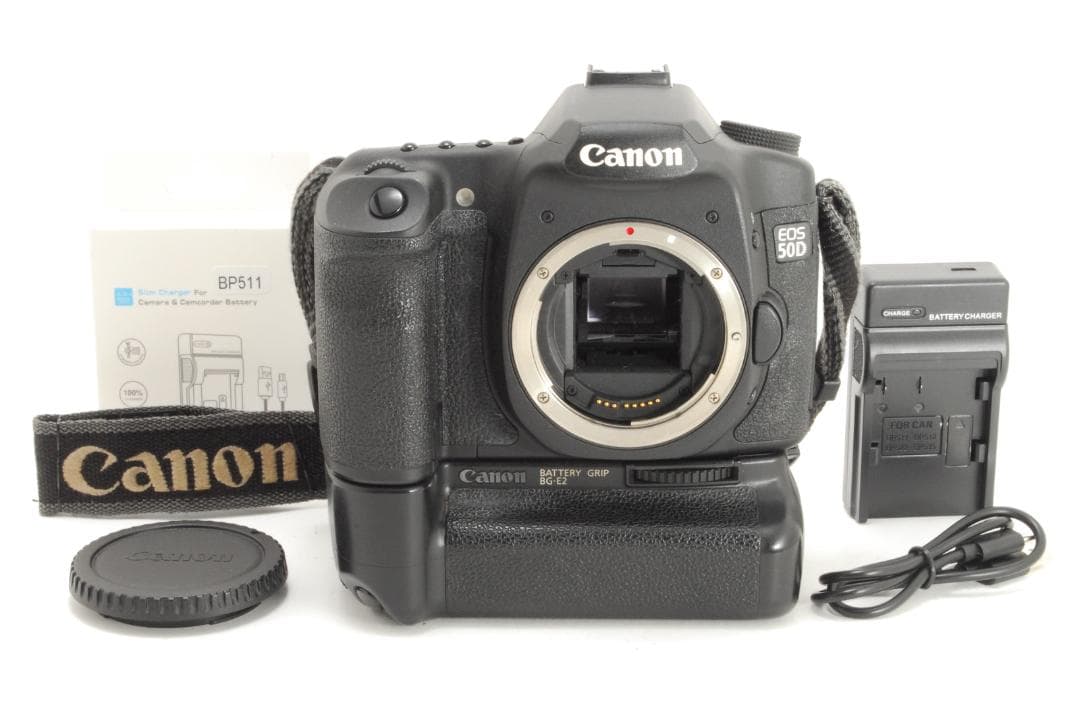 【バッテリーグリップ付】キヤノン Canon EOS 50D ボディ BG-E2