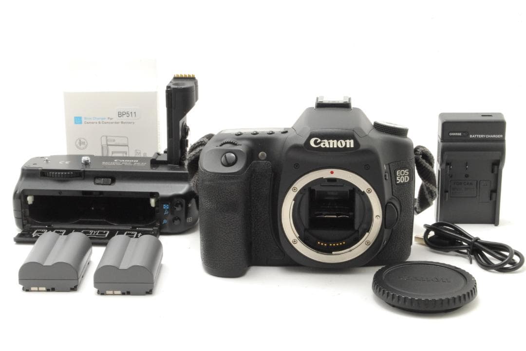 【バッテリーグリップ付】キヤノン Canon EOS 50D ボディ BG-E2
