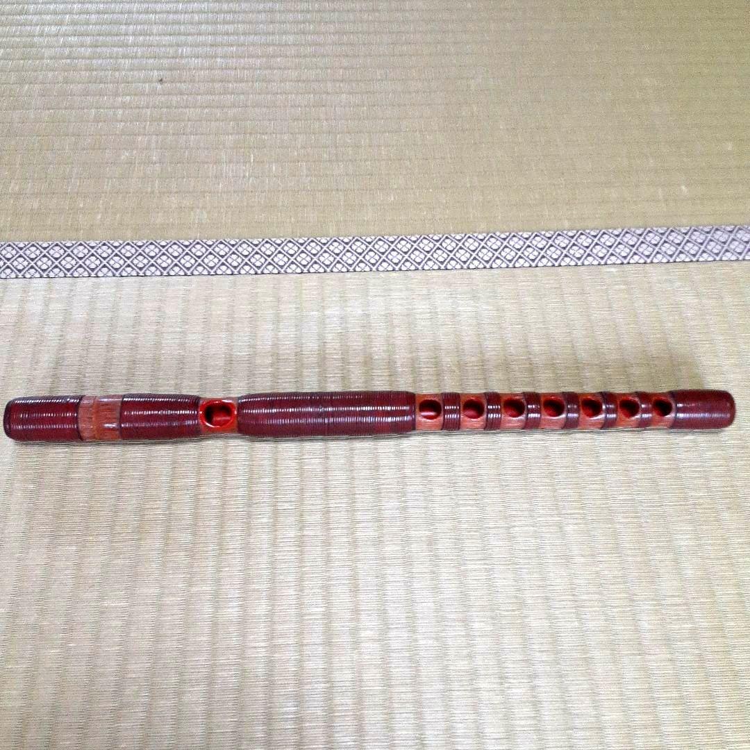 雅楽　龍笛　山田籟全？　樺巻き