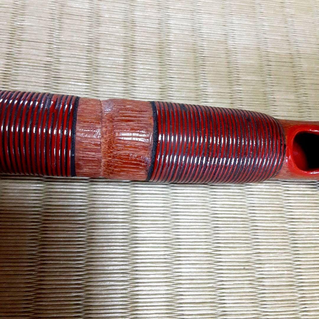 雅楽　龍笛　山田籟全？　樺巻き