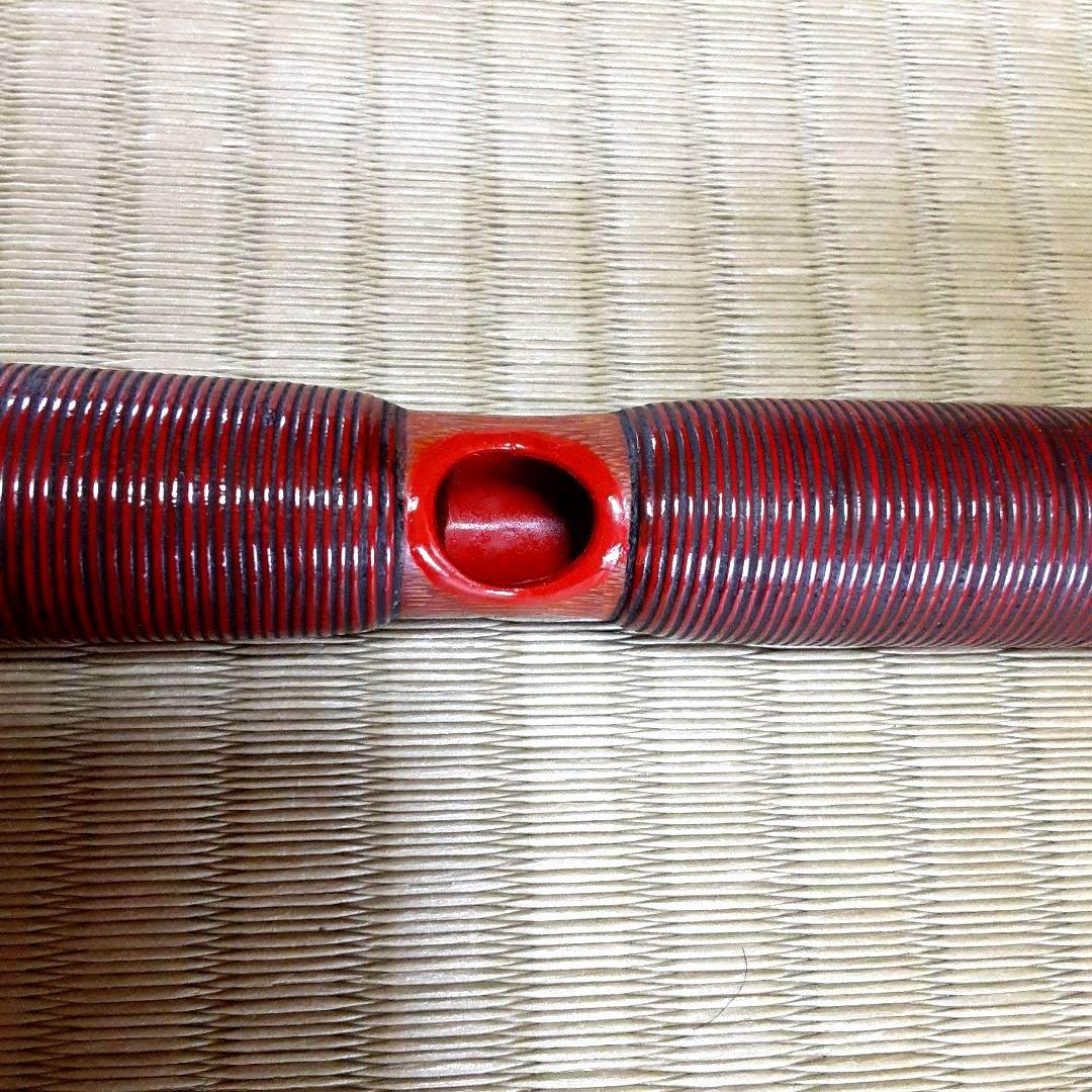 雅楽　龍笛　山田籟全？　樺巻き