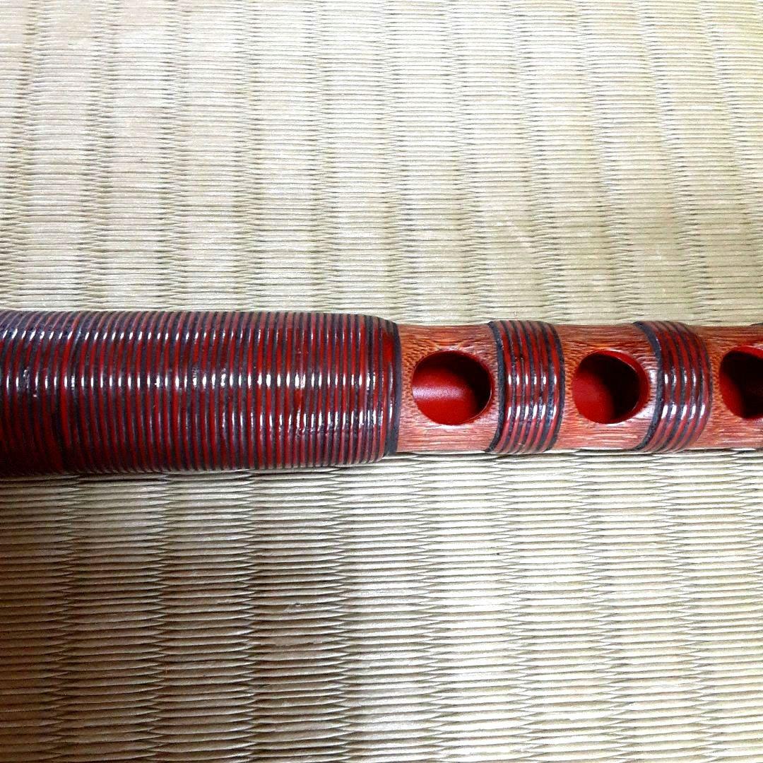 雅楽　龍笛　山田籟全？　樺巻き