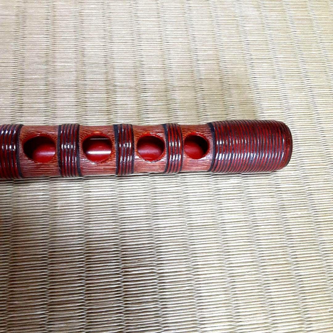 雅楽　龍笛　山田籟全？　樺巻き