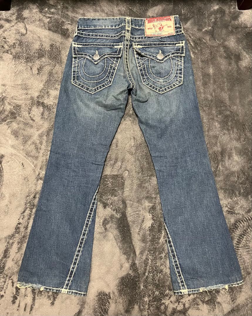 なんたらさん専用True Religion 白ステッチ　フレアデニム 29