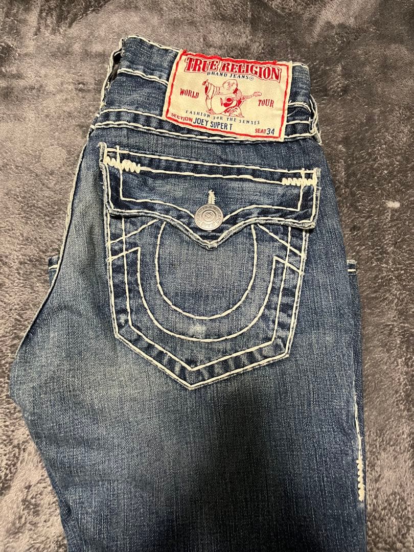 なんたらさん専用True Religion 白ステッチ　フレアデニム 29