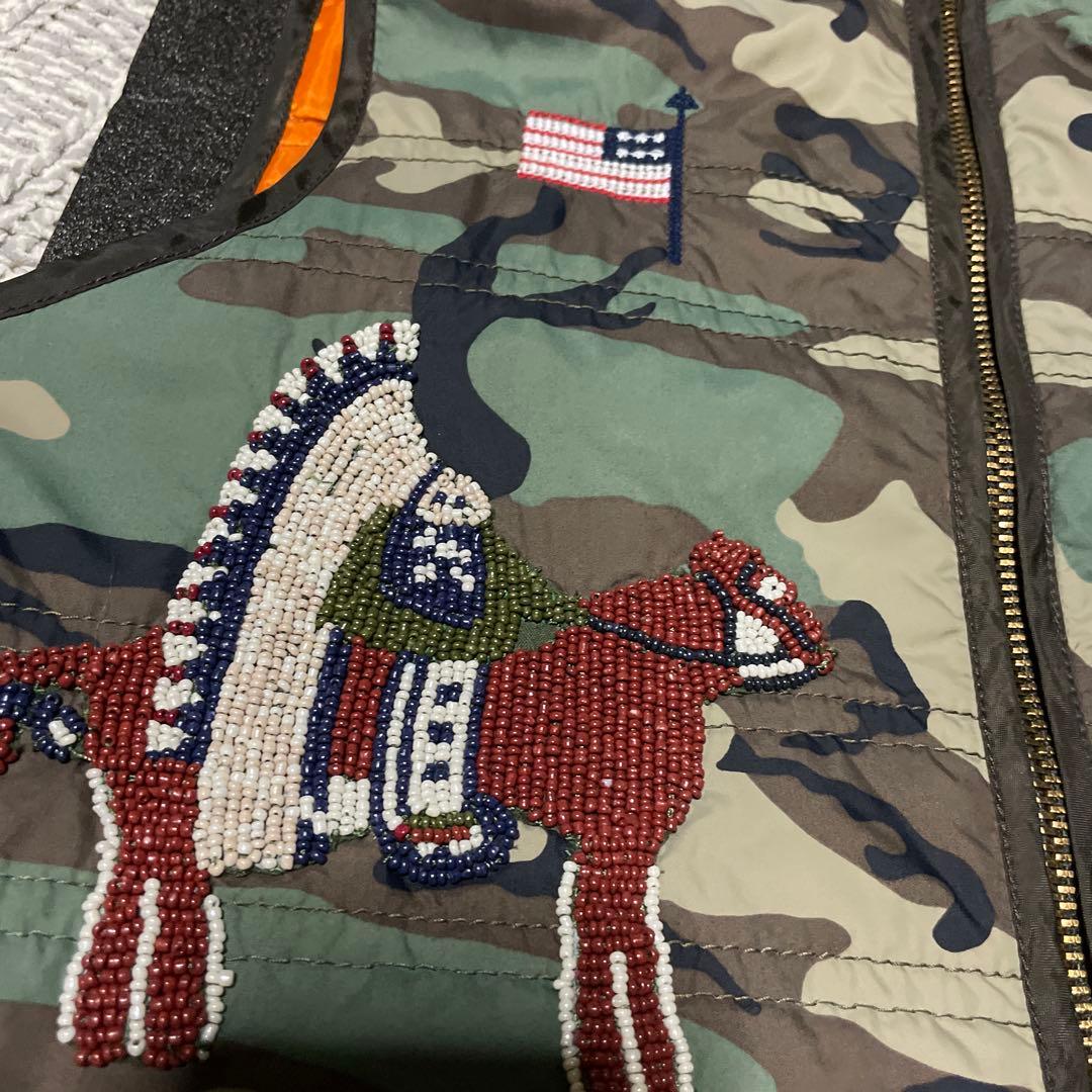 ラルフローレン　denim&supply ペスト　ビーズ刺繍