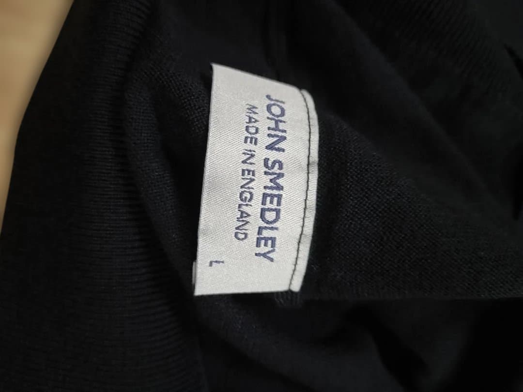 JOHN SMEDLEY ジョンスメドレー　ブラック セーター　サイズL