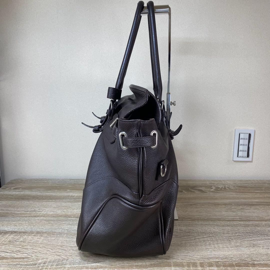 ペッレモルビダ メイデン ボヤージュ ブリーフケース ボストンバッグ　ブラウン