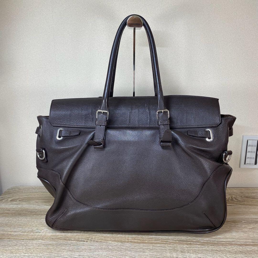 ペッレモルビダ メイデン ボヤージュ ブリーフケース ボストンバッグ　ブラウン