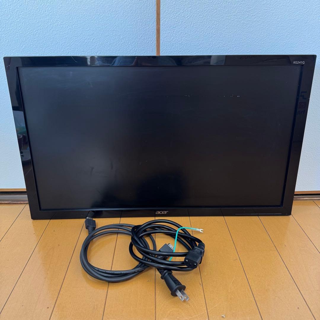Acer ゲーミングモニター KG241Q Abiip ※スタンド（脚）なし