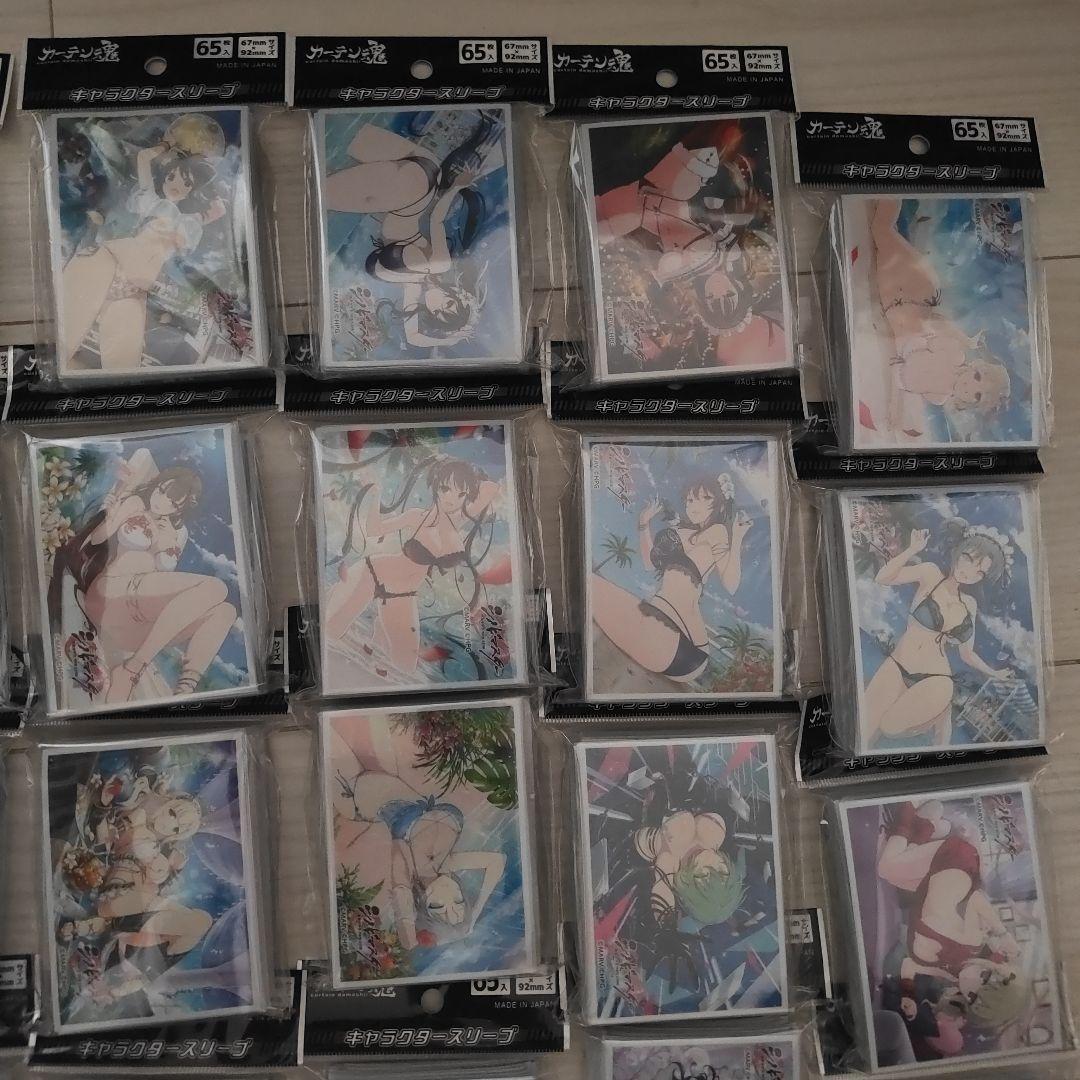 カーテン魂　キャラクタースリーブ　閃乱カグラ　シノマス　まとめ