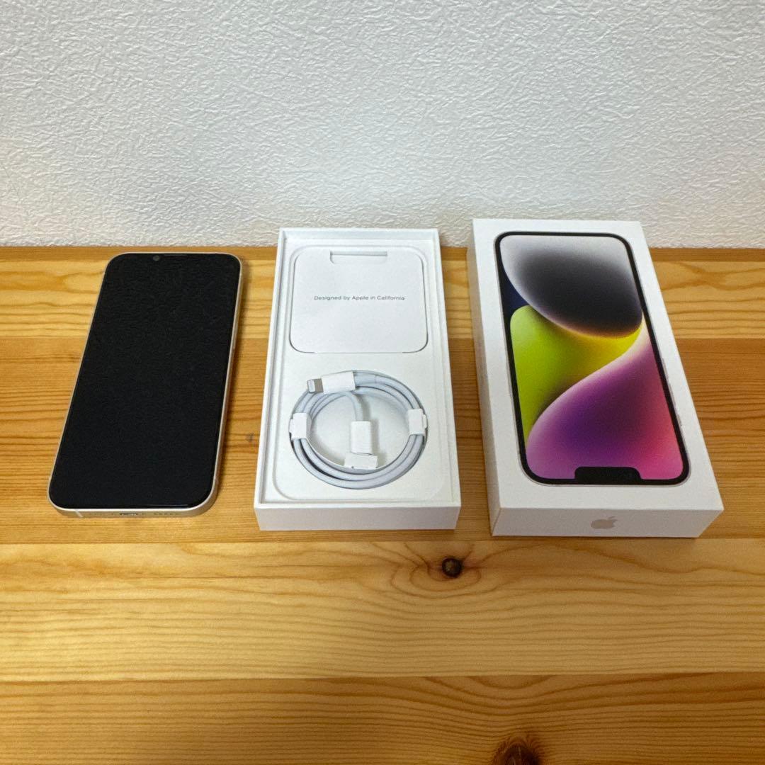 iPhone14 128GB SIMフリー　スターライト