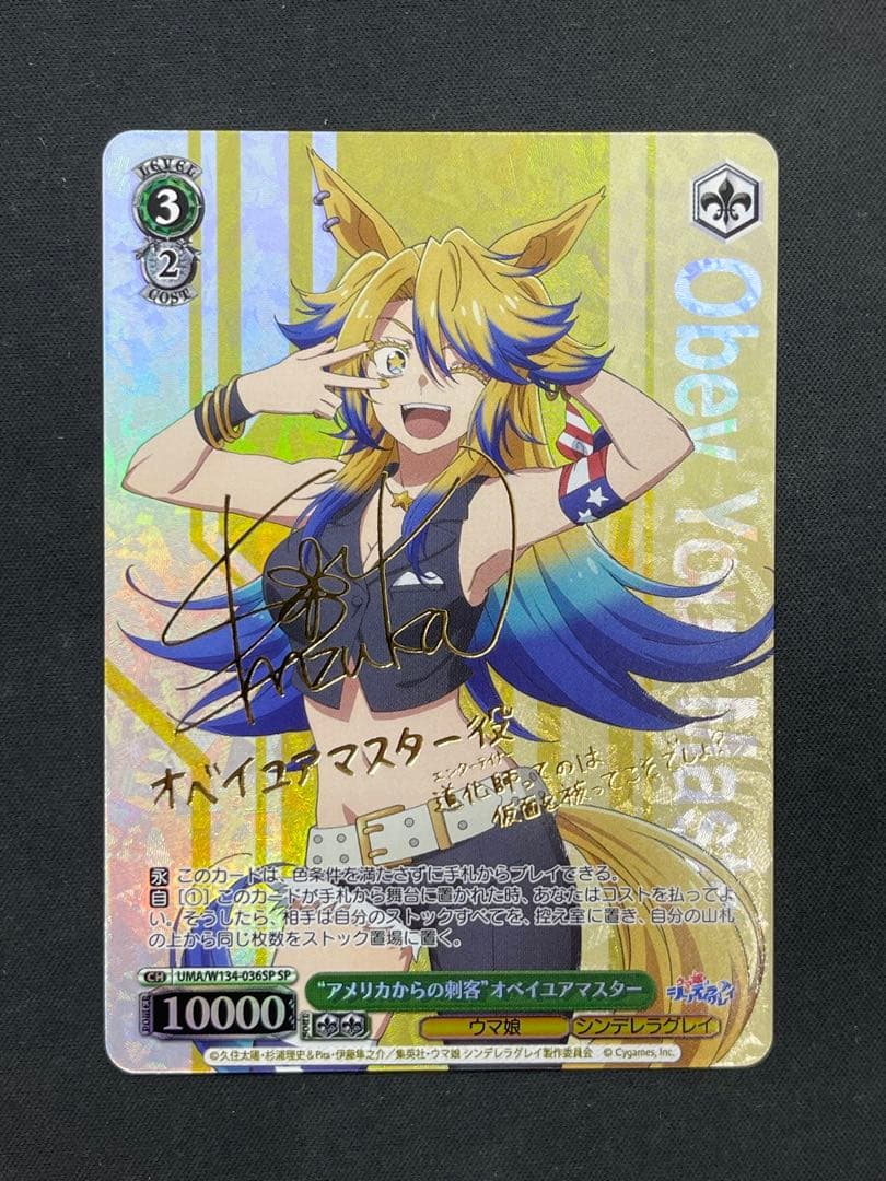 ヴァイス　ウマ娘　シンデレラグレイ　アメリカからの刺客　オベイユアマスターSP