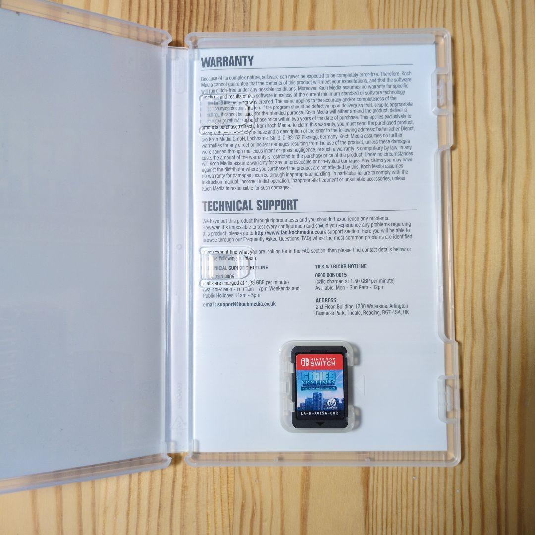 Cities Skylines 輸入版　Switch （日本語版）