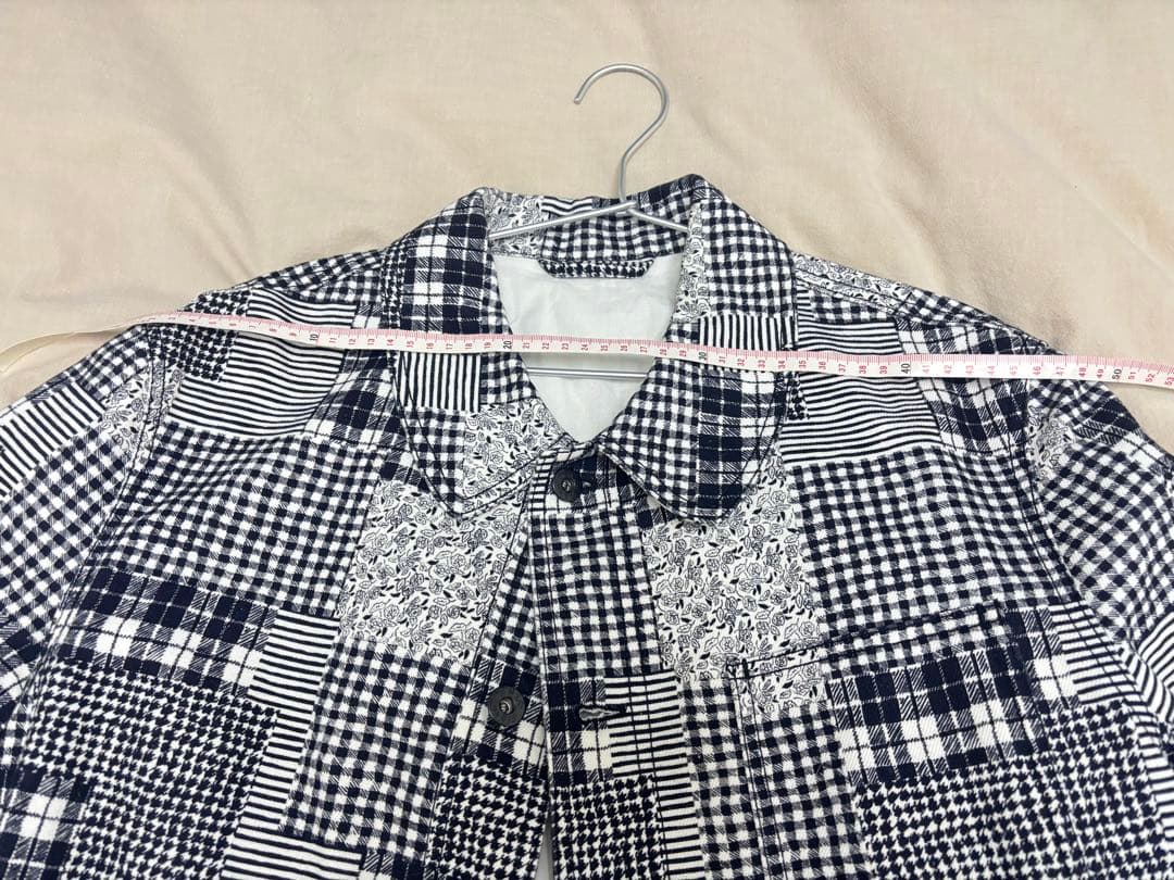 KENZO パッチワーク柄 長袖シャツ