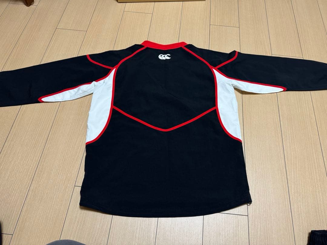 canterbury ウォームアップウェア セット 黒赤