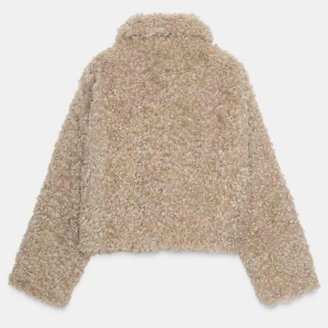 ZARA トグルボタン フェイクファージャケット Sサイズ