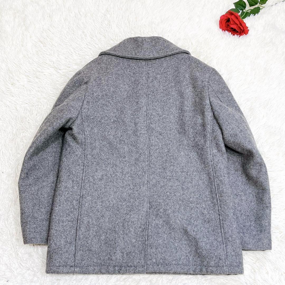 極美品✨　ショット　schott ピーコート　pコート ウール　グレー　40