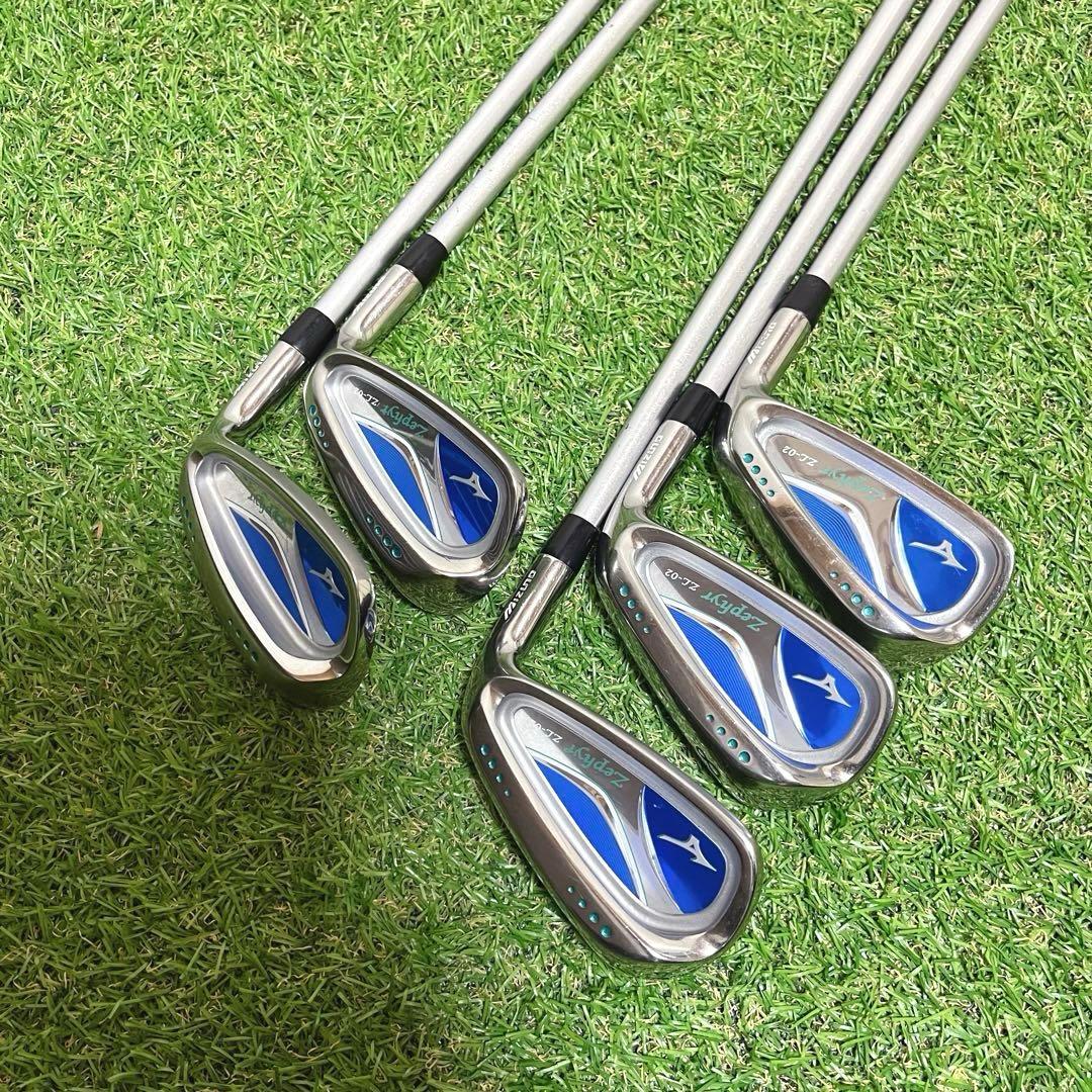 美品 Mizuno Zephyr ZL-02 レディースゴルフクラブ8本セット