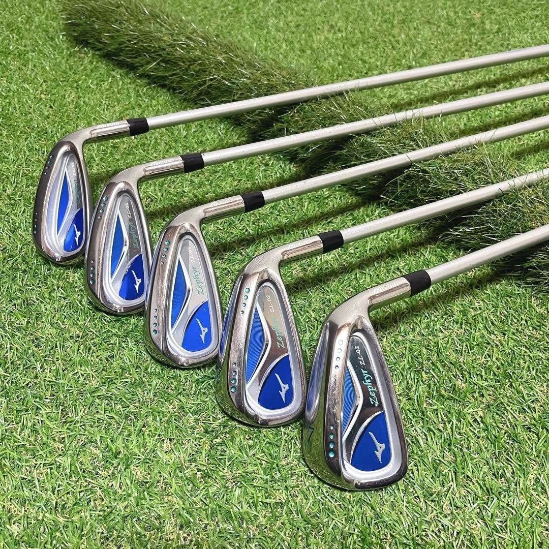 美品 Mizuno Zephyr ZL-02 レディースゴルフクラブ8本セット