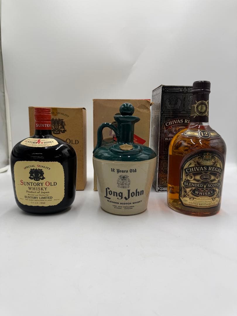 Long John 12年　シーバスリーガル　12年　サントリーオールド