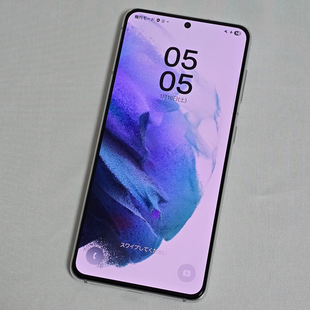 【ほぼ美品】Galaxy S21 SIMフリー 判定○ au版 国内版