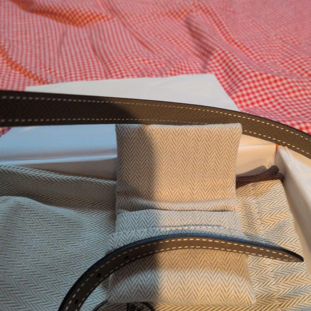 新品【HERMES】リバーシブル　エルメス エトープ✕ブラック13mm ベルト