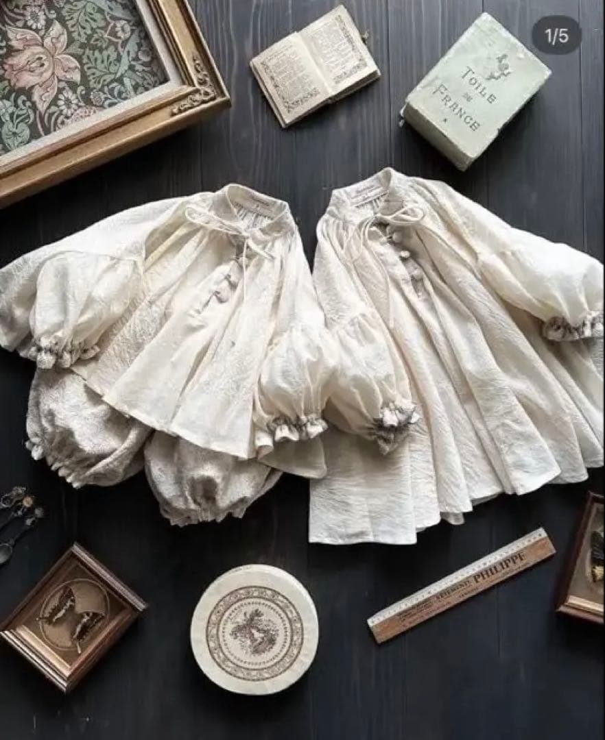 daughter&son聖歌隊のブラウス　セットアップ