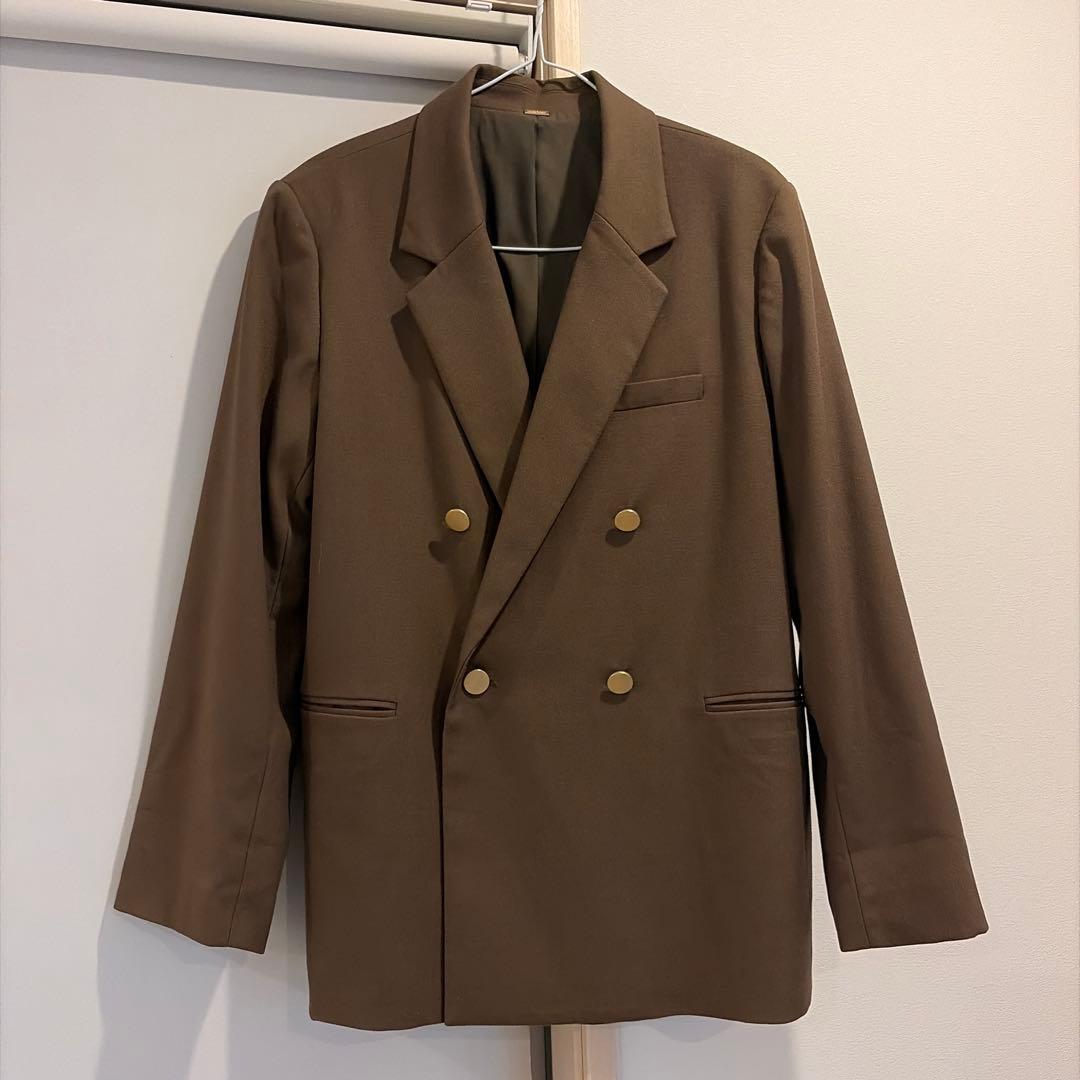 Mila owenミラオーウェン　金釦ダブルブレザー 正規品　ブラウン