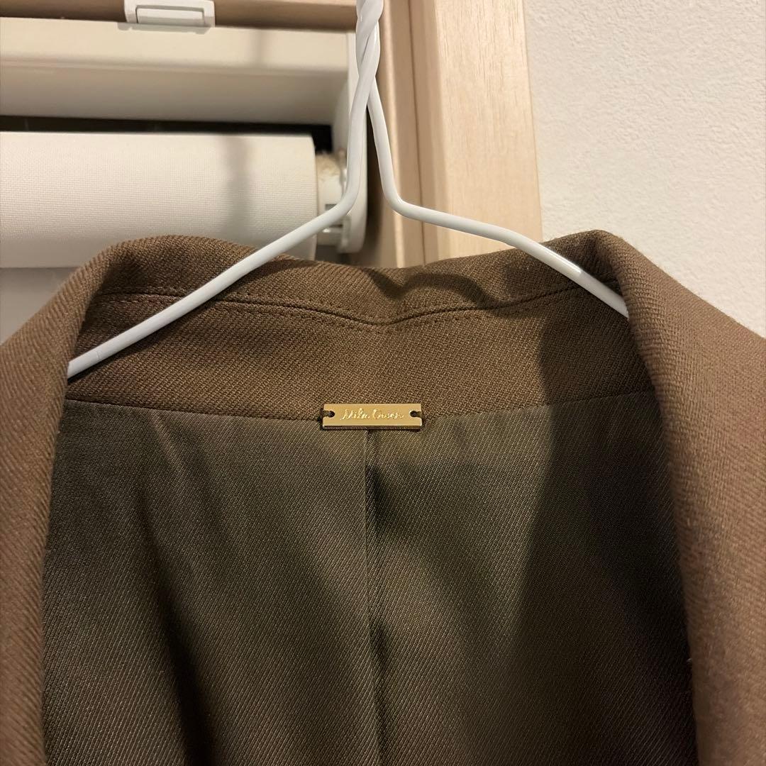 Mila owenミラオーウェン　金釦ダブルブレザー 正規品　ブラウン