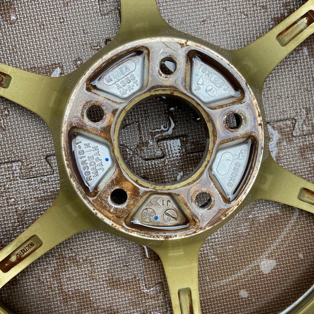 ADVAN Racing RGⅢ アドバンレーシングRG3 ゴールド 18インチ