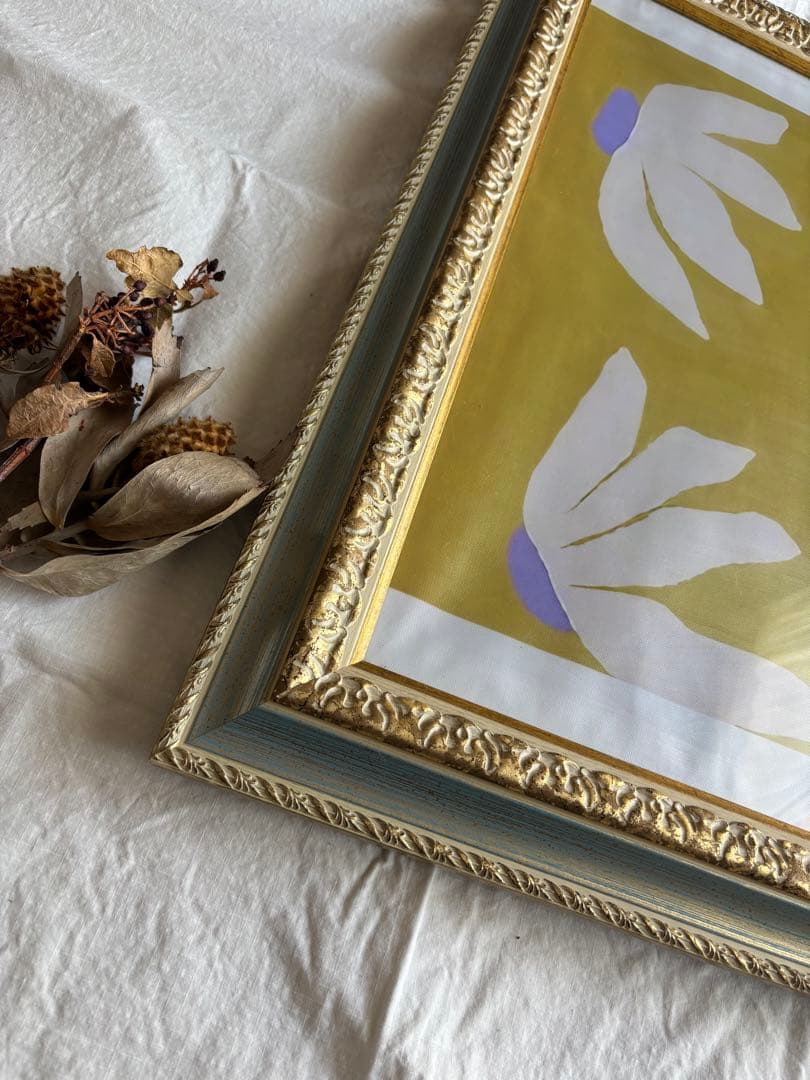 vintage デコラティブ　アートフレーム　額縁　額　ロココ　アールデコ