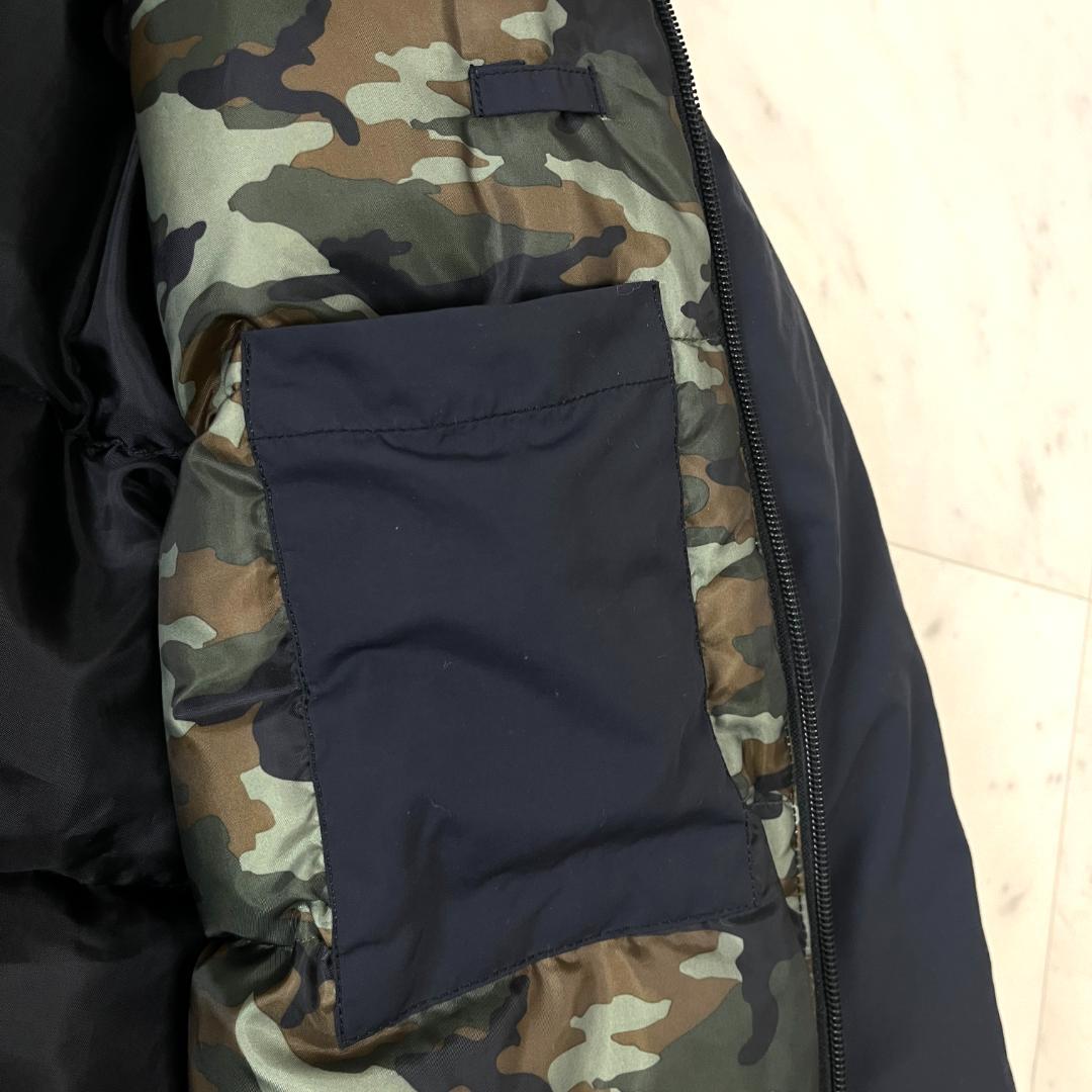 NANGA × クリフメイヤー S ダウンジャケット ブラック 迷彩 カモフラ