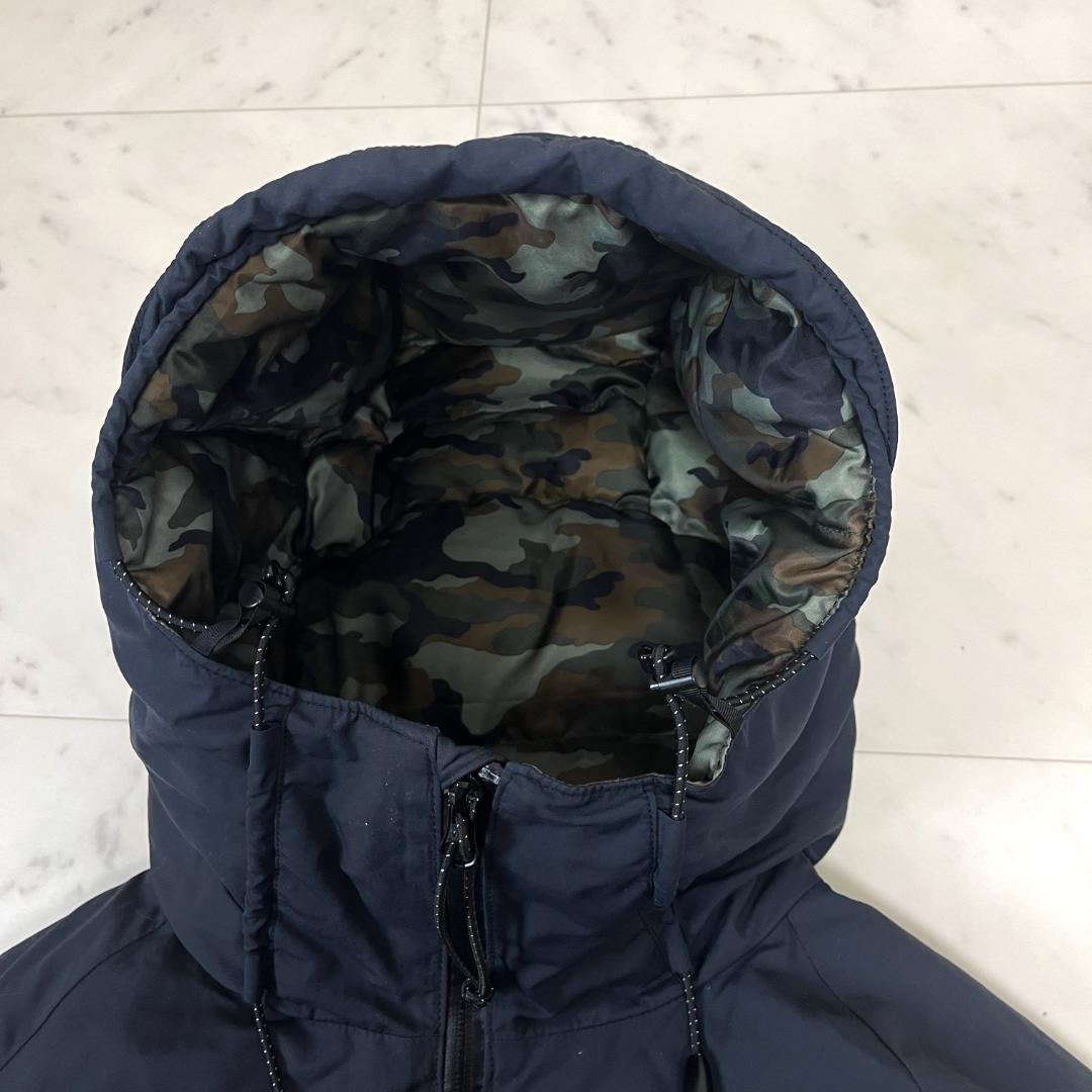 NANGA × クリフメイヤー S ダウンジャケット ブラック 迷彩 カモフラ