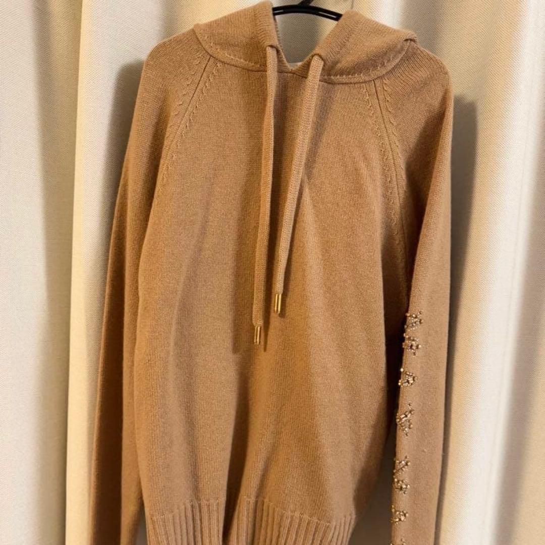 MAXMARAマックスマーラ ニットフーディパーカーレディース S