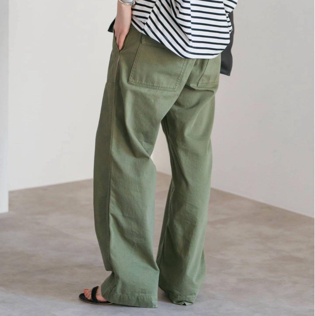 spick&span ルーズベイカーパンツ