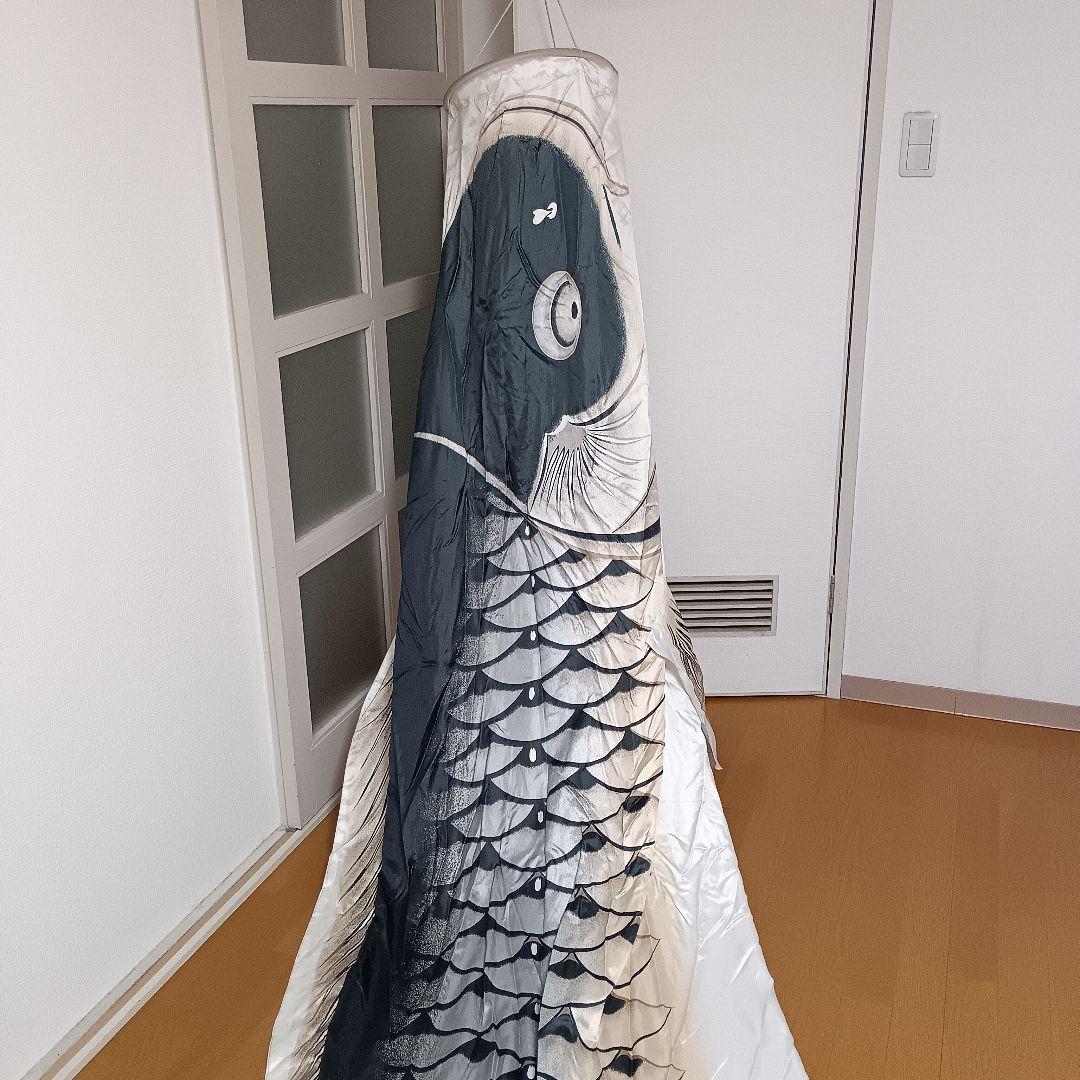 こいのぼり３匹・雲竜吹き流し１本　 庭園用 4m　東旭「積美画シリーズ」