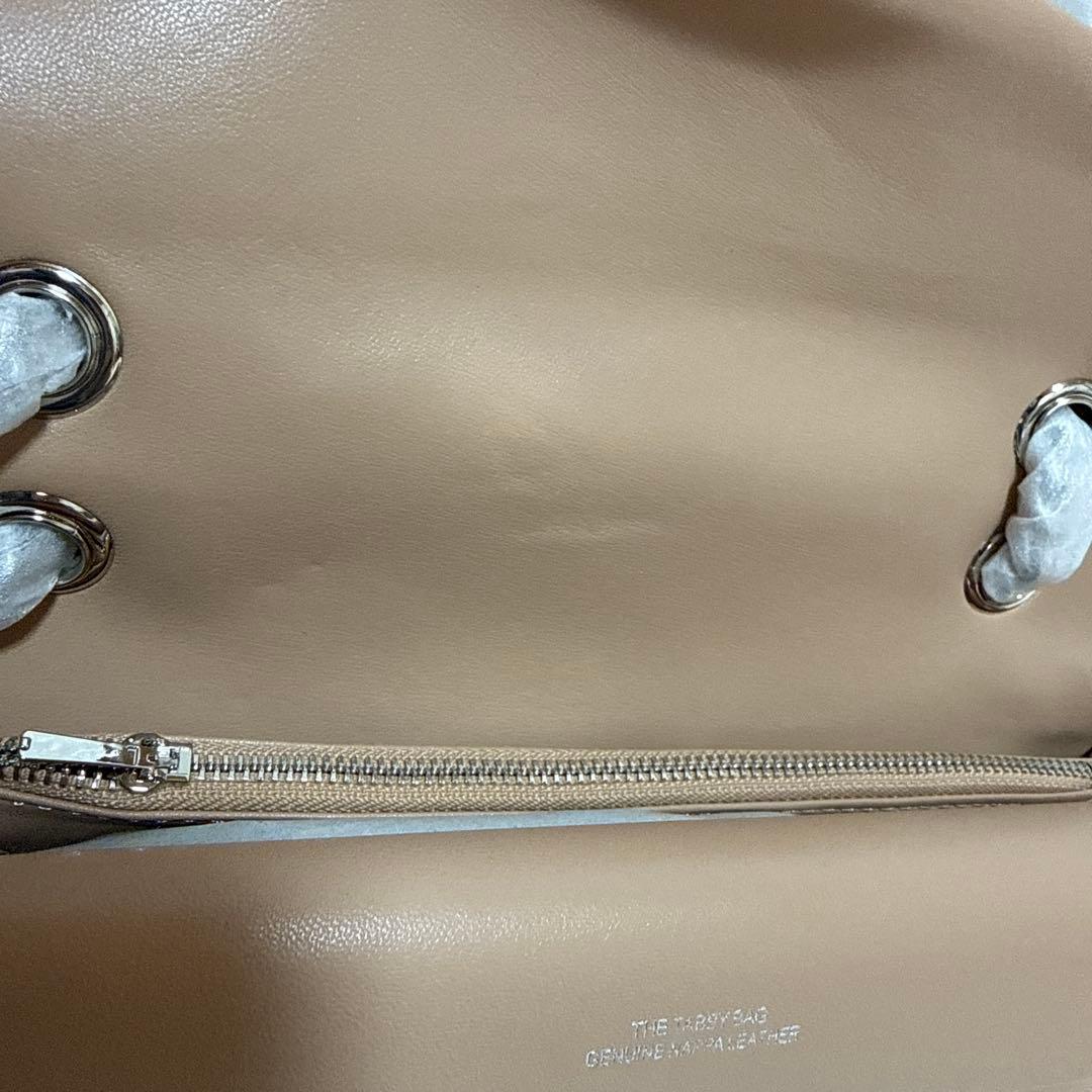 COACH キルティングショルダーバッグ ベージュ26cm